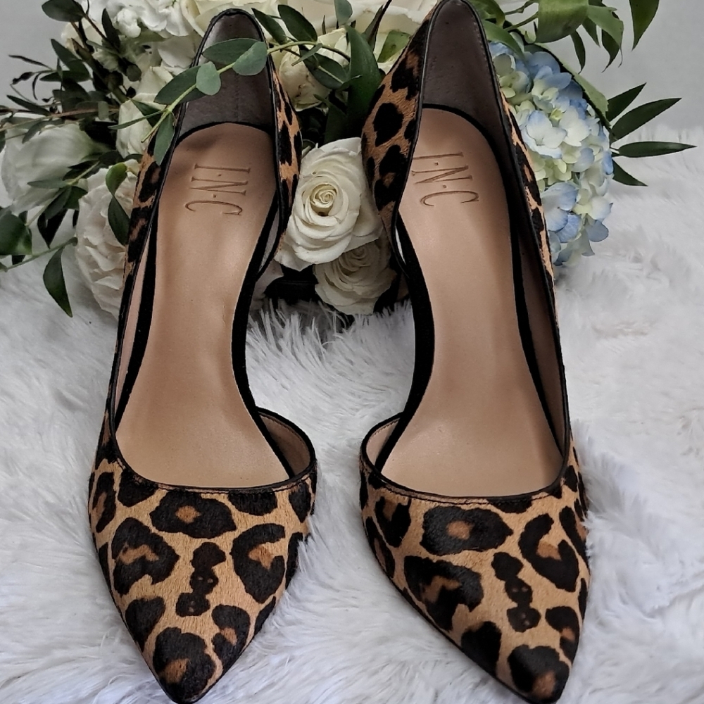 INC International Concepts Brown and Black Heels